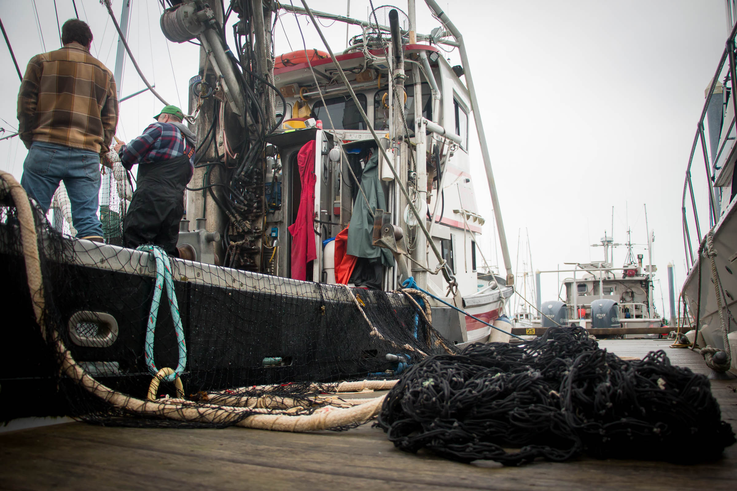 Fishermen in Thompson Harbor