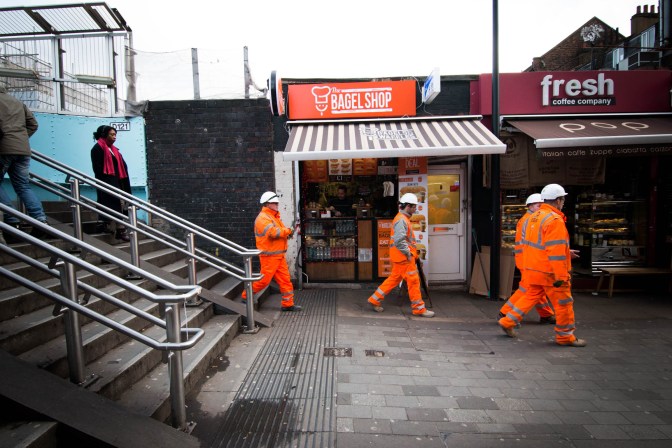 Construction in White Chapple