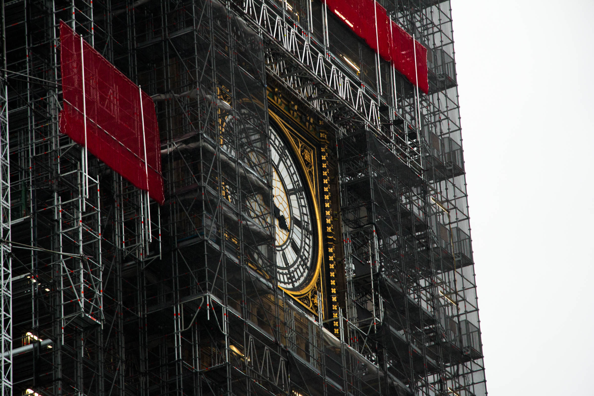 Big Ben Under Construction